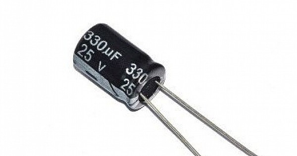 مكثف كيميائي / Chemical Capacitor 330UF-25V