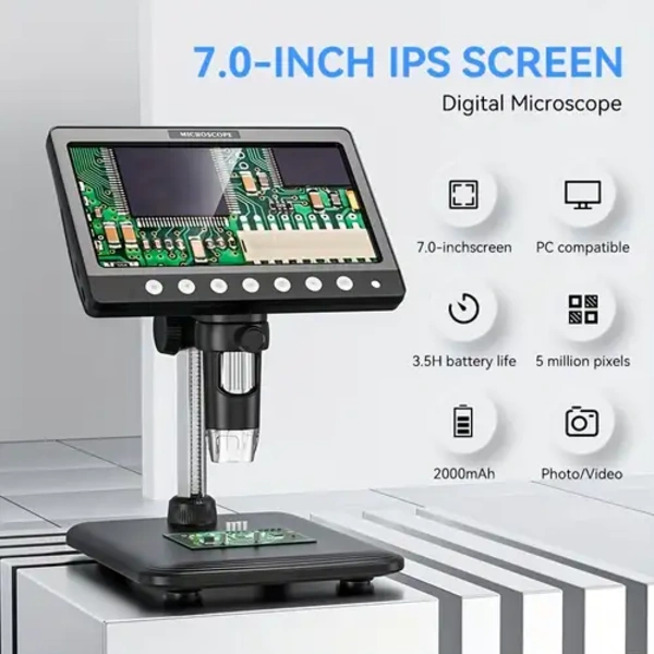 ميكروسكوب رقمي / Inskam 307 LCD Digital Microscope 1000X 2MP 7-inch