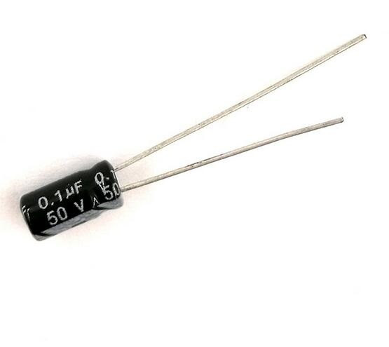مكثف كيميائي / Chemical  Capacitor 0.1 UF-50V