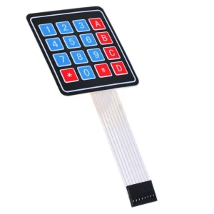 لوحة مفاتيح مرنة رباعيه / 4x4 Flexible Matrix Keypad