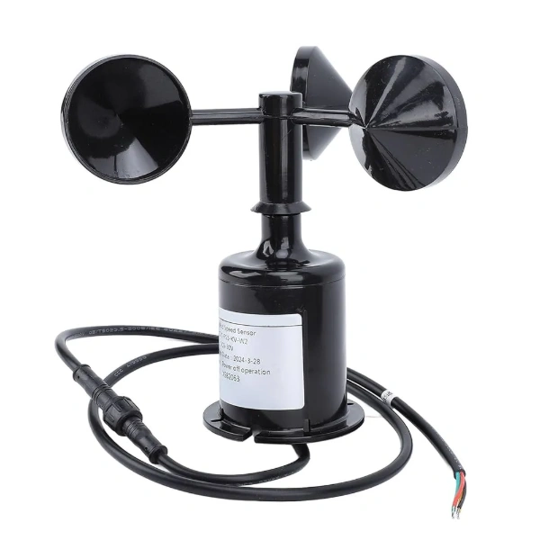 حساس سرعة الرياح أنيمومتر 5 فولت / Wind Speed Sensor - Anemometer (0-5V Voltage Signal)