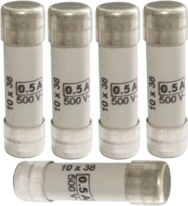 فيوز سيراميكي / Ceramic Fuse Tube 10X38mm RO15 2A