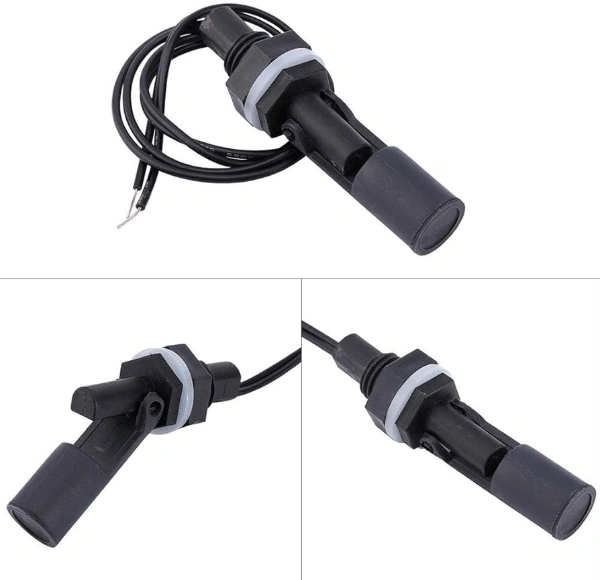 حساس مستوى الماء   / Water Level Sensor Horizontal Liquid PP Side Mount Float Switch For Pool Tank
