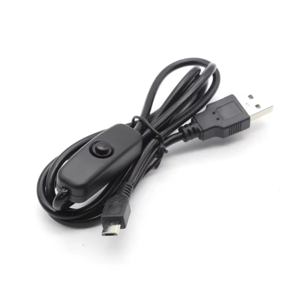 كابل طاقة Micro USB مع مفتاح تشغيل وإيقاف (ON/OFF) / Micro USB Power Cable with ON/OFF Switch