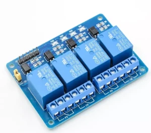 ريلاي موديول 5 فولت 4 قناه / RELAY MODULE 5V DC 4 CH