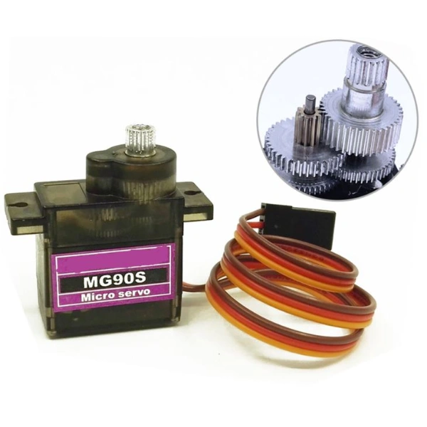 سيرفو تروس معدنية بزاوية  180° / Mini Servo Motor MG90S metal gear 180 dgree