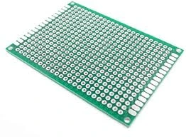 لوحة دائرة مطبوعة / Double Sided Green PCB 8x12 CM