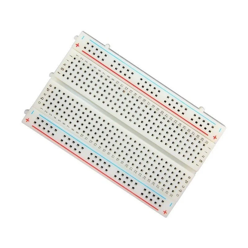 لوح تجارب  / 400 holes breadboard 8.5X5.5CM