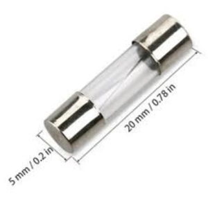 فيوز زجاجي 2 سم / Glass Fuse 5x20mm