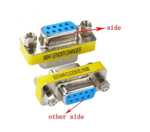 محول موصل 9 دبوس أنثى إلى انثى / female to female gender changer DB-9