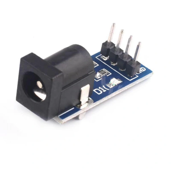 لوحة إدخال مزود طاقة DC بمقبس 5.5×2.1 مم / DC Power Supply Input Board – 5.5×2.1mm Jack