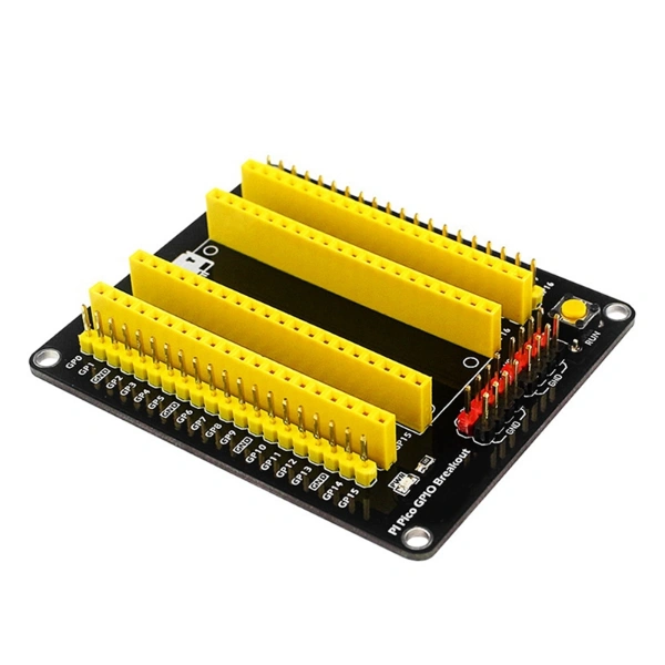 لوحة توسعة ومخرج دبابيس (Shield) لراسبري باي بيكو / Raspberry Pi Pico Expansion Shield (GPIO Breakout Board)